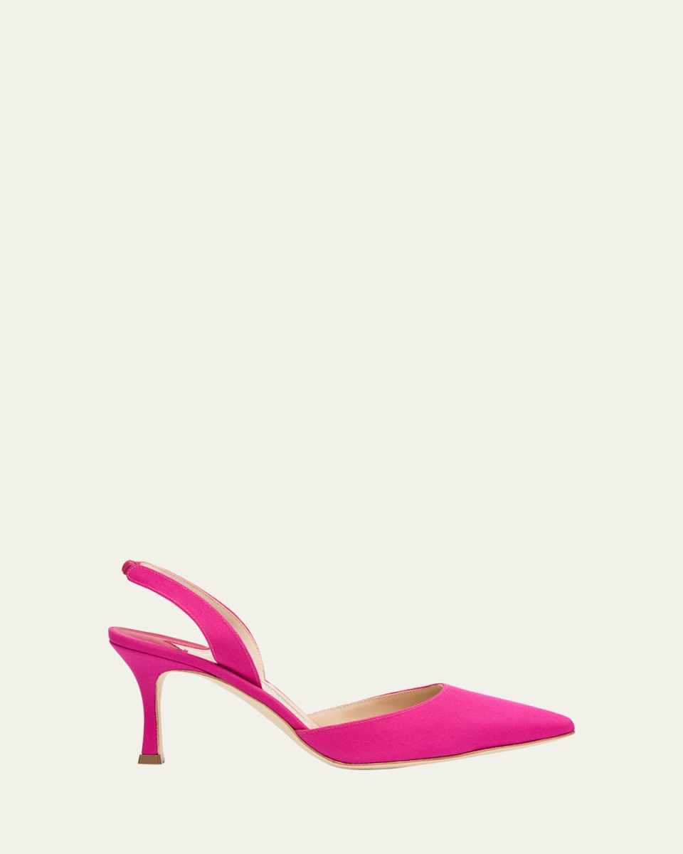 Carolyne Satin Slingback Pumps